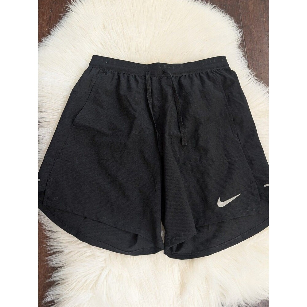 Nike DM4755-010 Stride Men's Dri-FIT 5" Brief-Lined Running Black S Small
